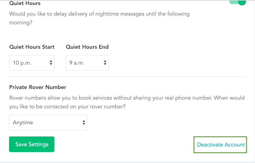 How do I deactivate my Rover account? – Rover Help Center